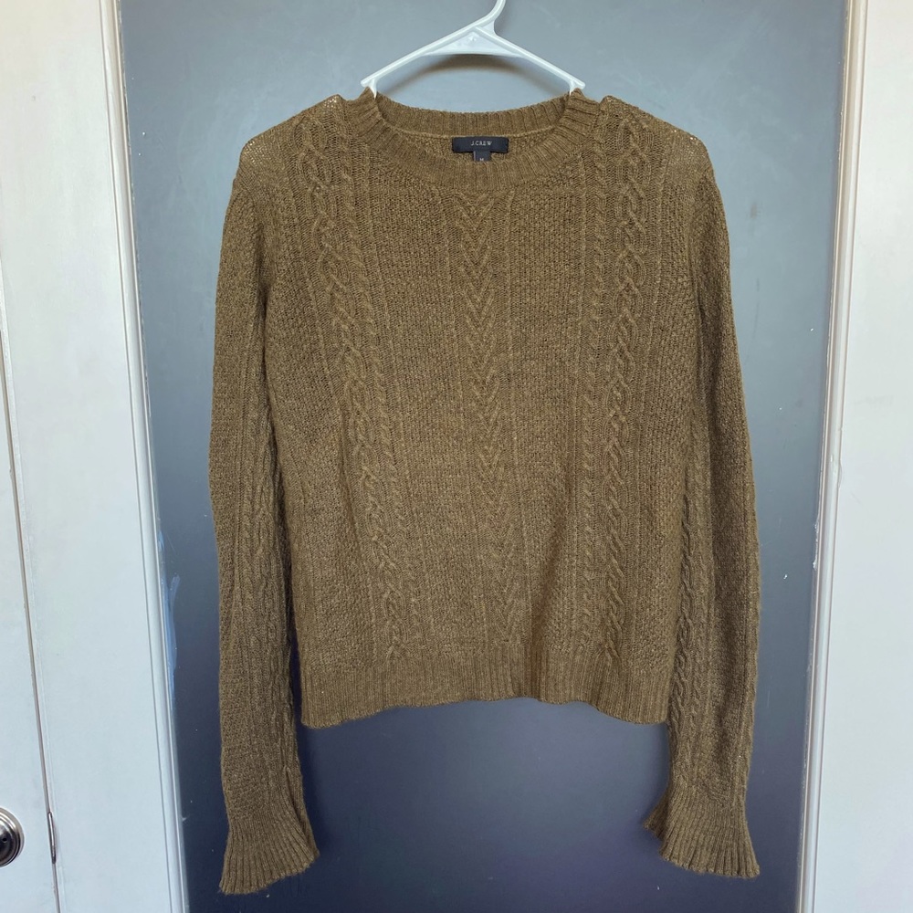 J. Crew cable sweater